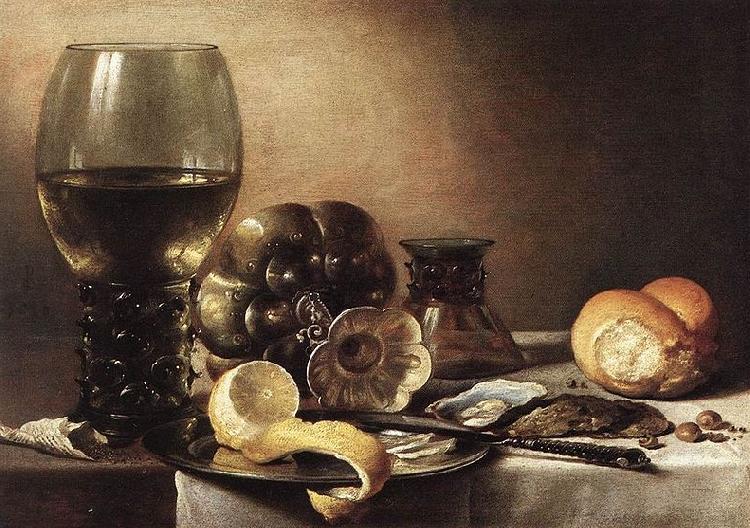 Pieter Claesz Still-Life with Oysters